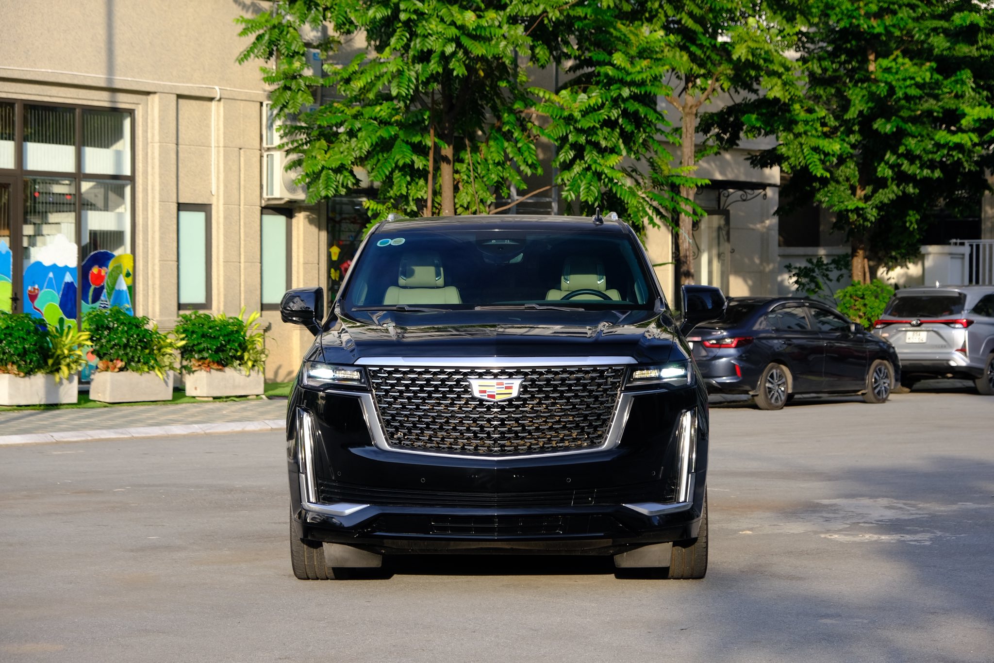 Đèn LED dọc trên Cadillac Escalade
