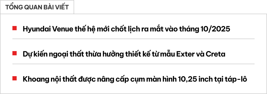 Xe chạy thử Hyundai Venue 2026 tại Ấn Độ