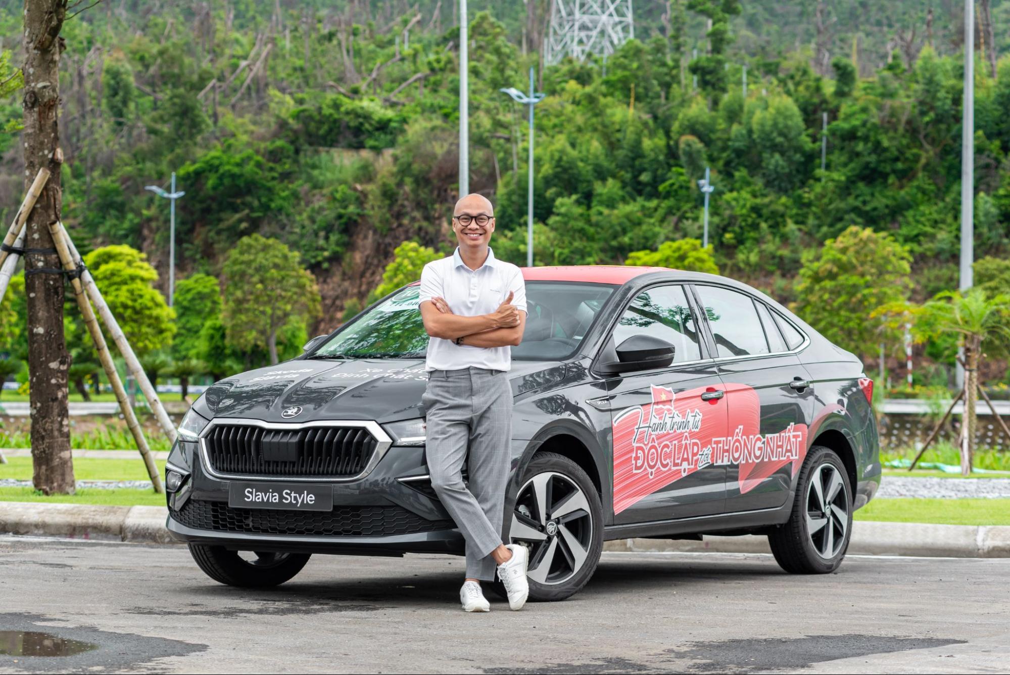 Xe Skoda Slavia trên đường