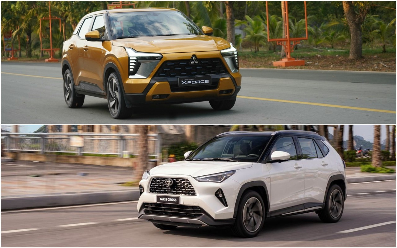Mitsubishi Xforce và Toyota Yaris Cross đang cạnh tranh gắt gao