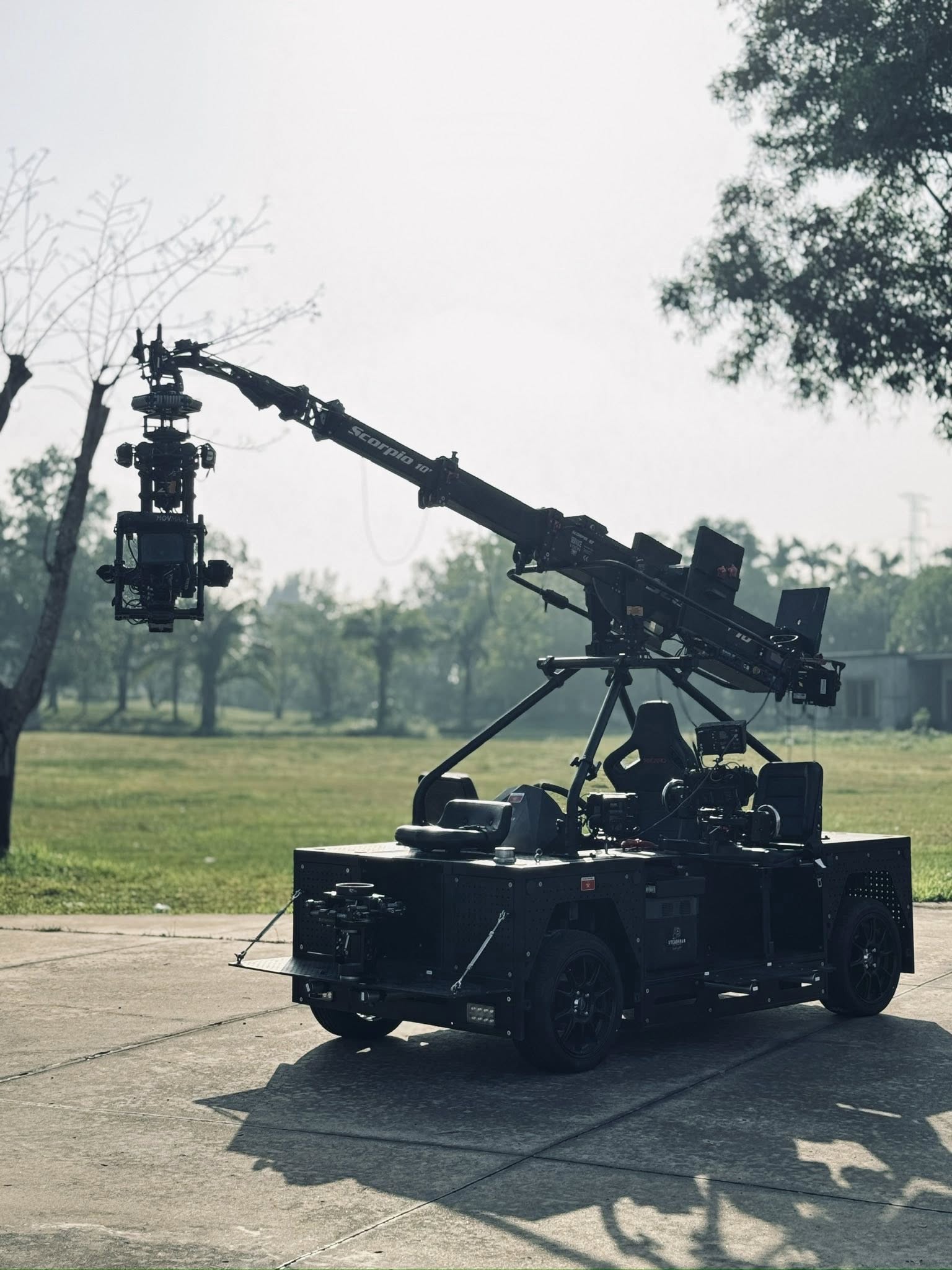 Ba chiếc xe camera chuyên dụng