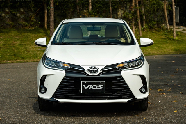 Biểu đồ doanh số sedan hạng B Việt Nam