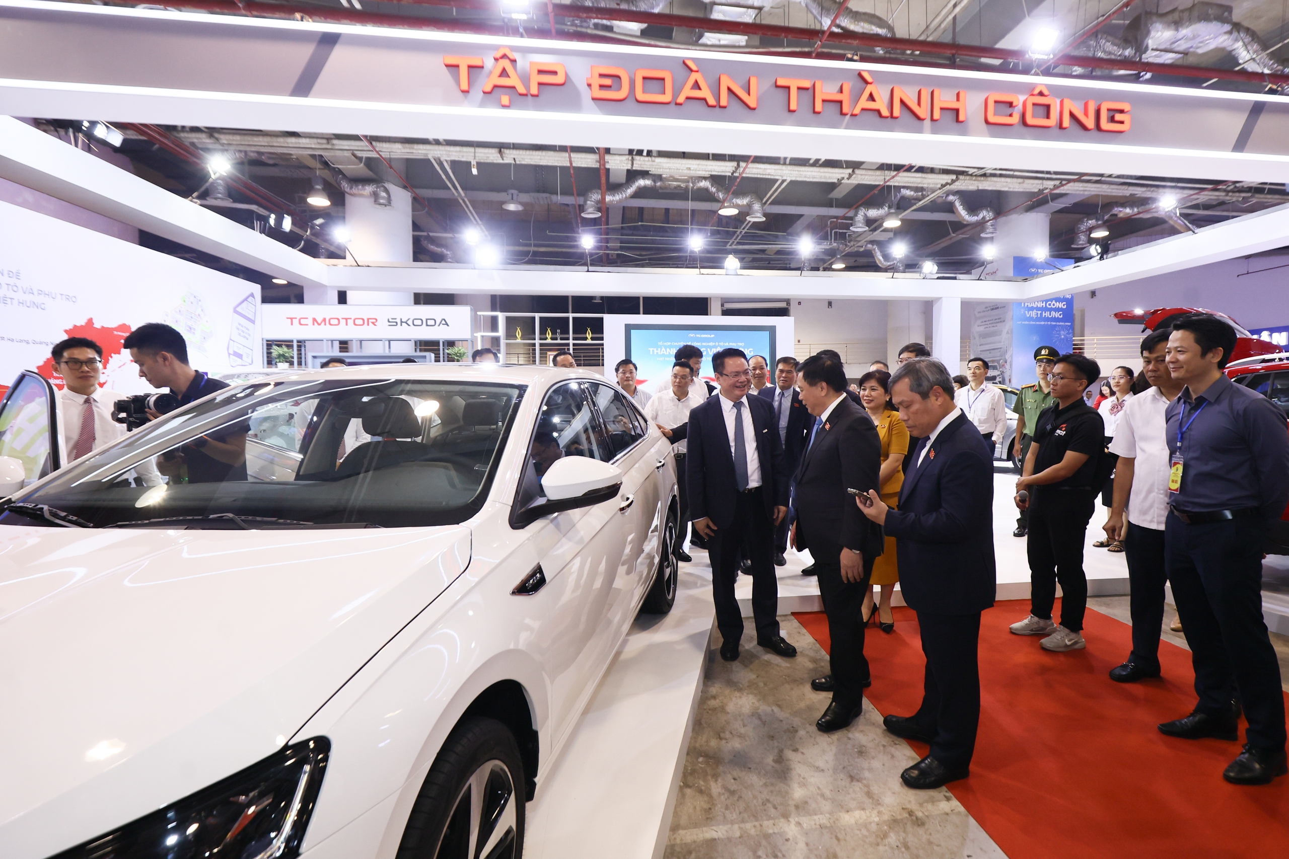Gian hàng trưng bày Skoda