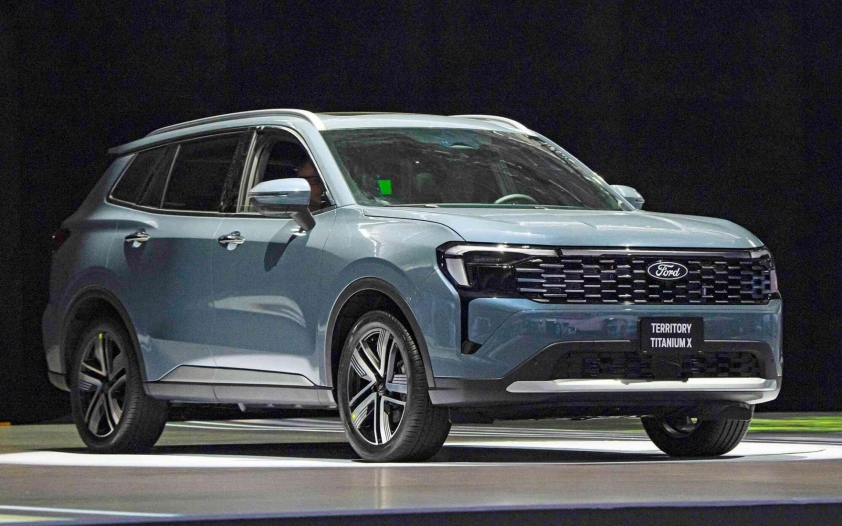 Ford Territory thế hệ mới màu trắng