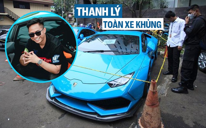 Dàn siêu xe của dân chơi nhị phân bị bắt