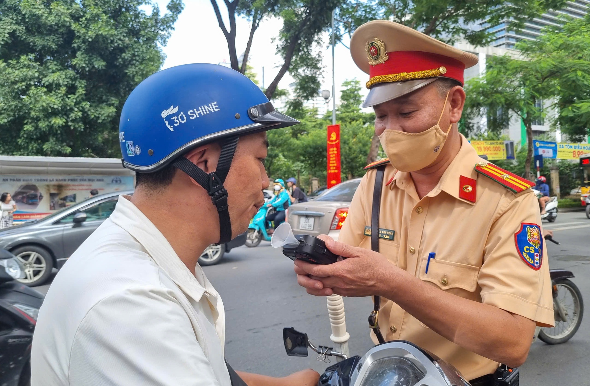 Mô hình tuần tra khép kín của CSGT Hà Nội