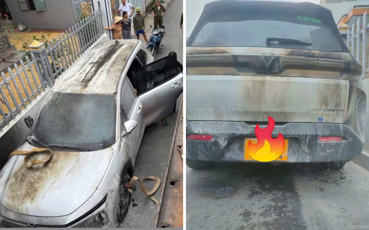 Vụ xe điện bị phóng hỏa: Hé lộ về lá chắn kép khiến pin vẫn trơ trơ không cháy Xe điện bị phóng hỏa, pin không cháy