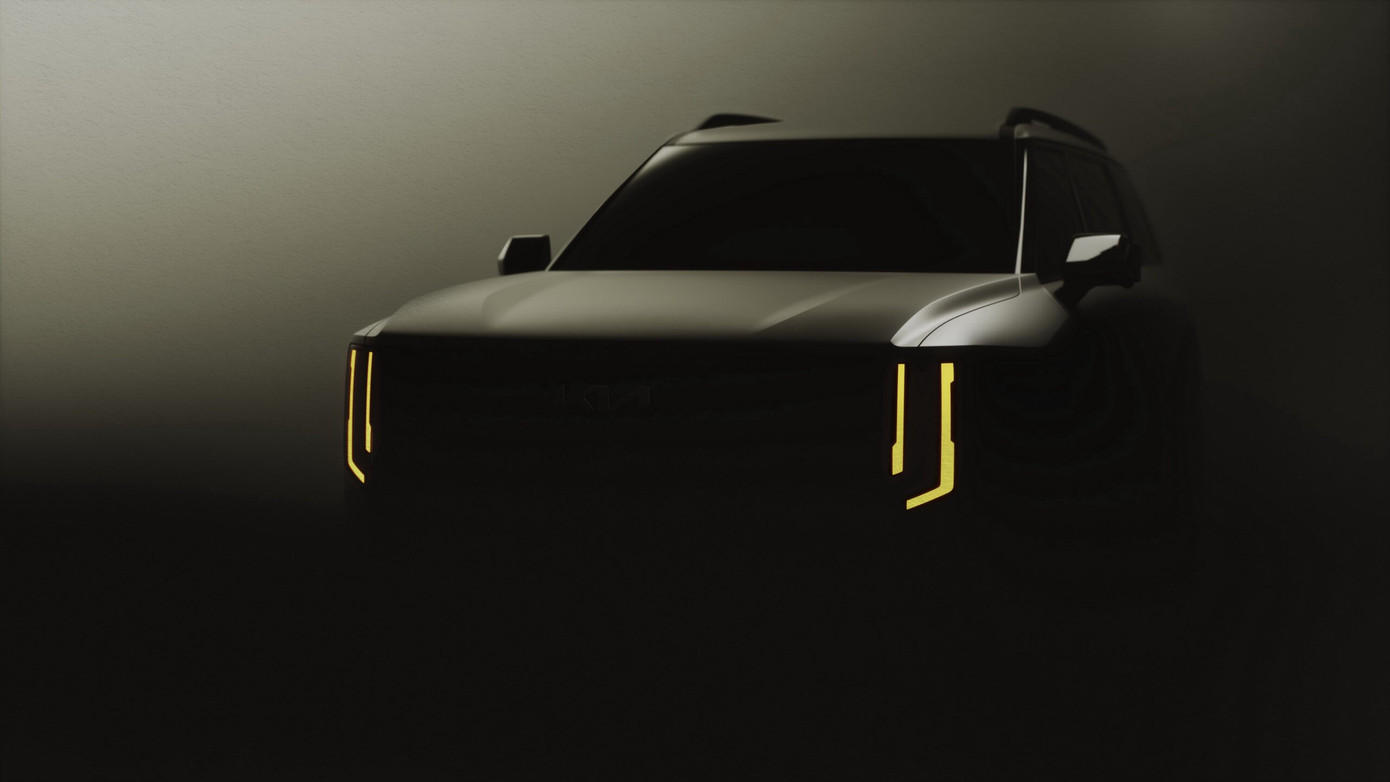 Hé lộ mẫu xe anh em với Hyundai Palisade đời mới- Ảnh 1. Kia Telluride 2027 thiết kế vuông vức mạnh mẽ