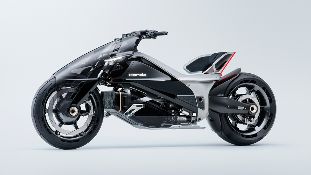 Honda ra mắt xe máy điện mới- Ảnh 1. Mẫu xe máy điện ý tưởng Honda EV Outlier Concept