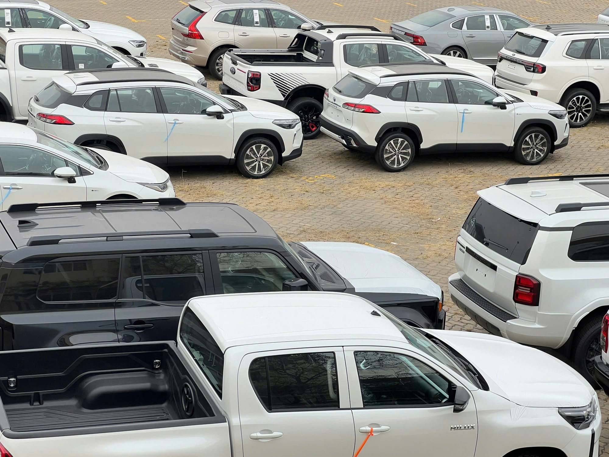 Hàng ngàn xe ô tô vừa cập cảng TP HCM