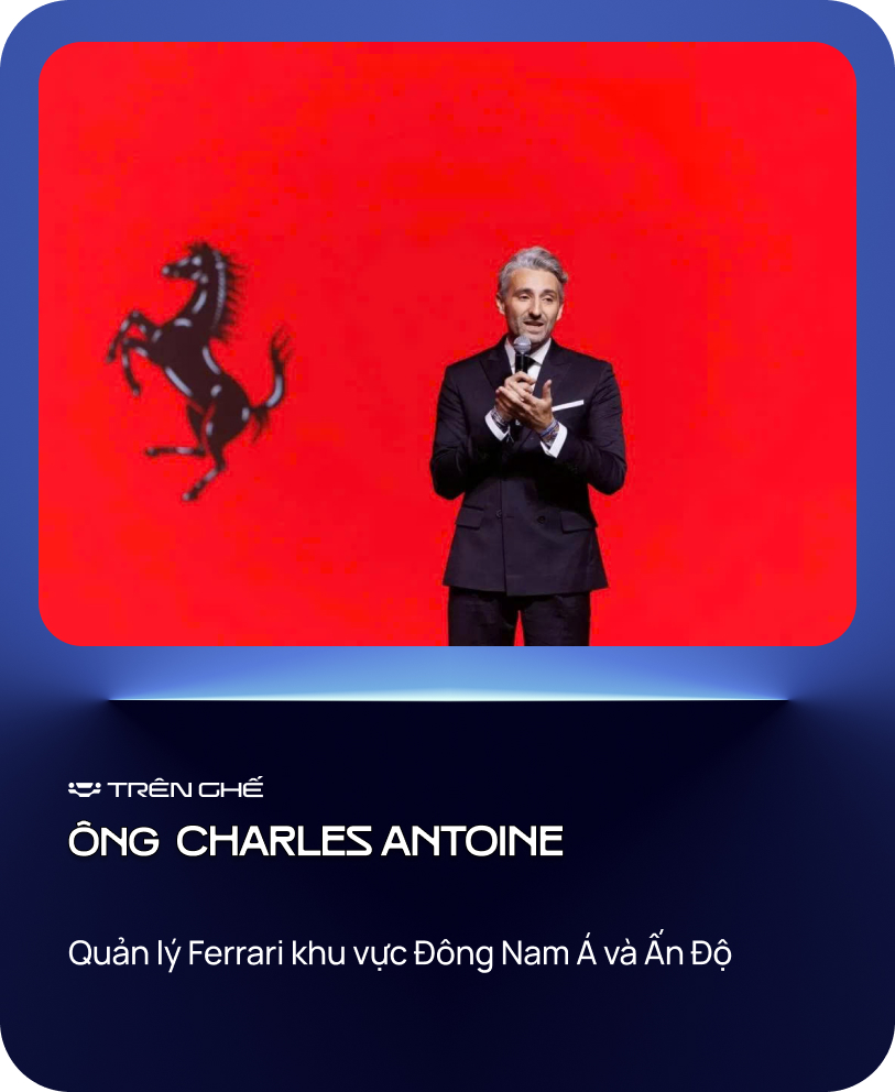 Ferrari 849 Testarossa và đại diện Ferrari khu vực