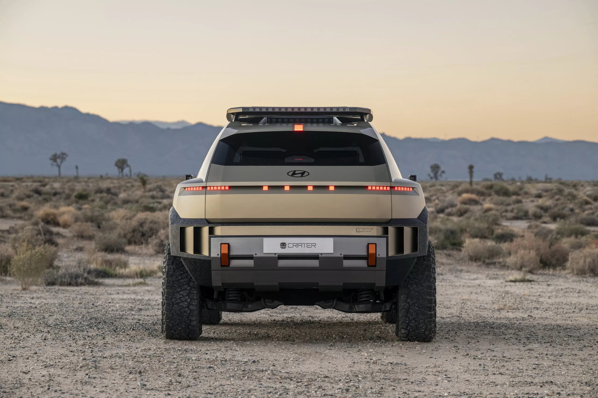 Thiết kế góc cạnh của Hyundai Crater