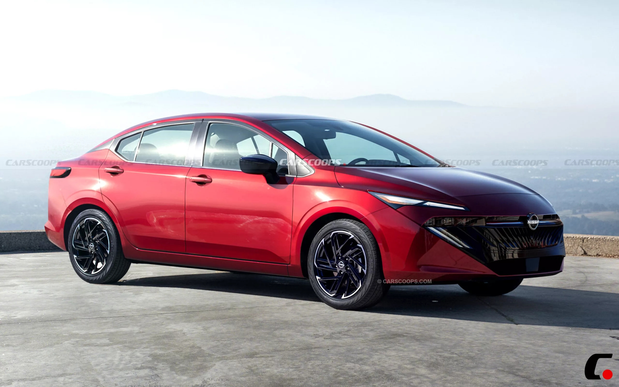 Thiết kế phần đầu xe Almera mới