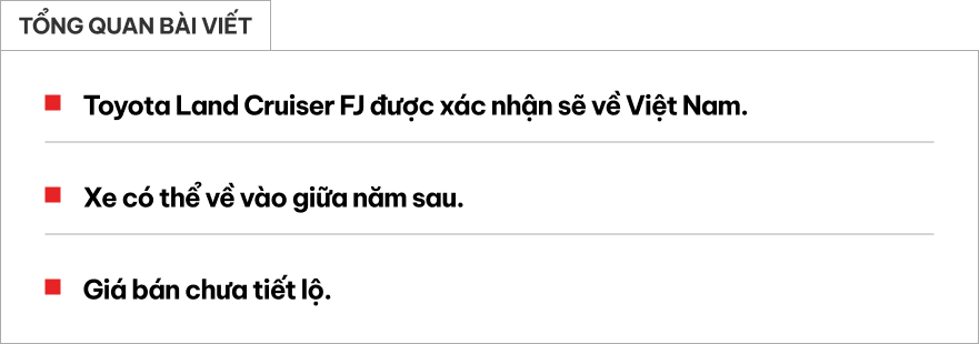 Toyota Land Cruiser FJ tại triển lãm