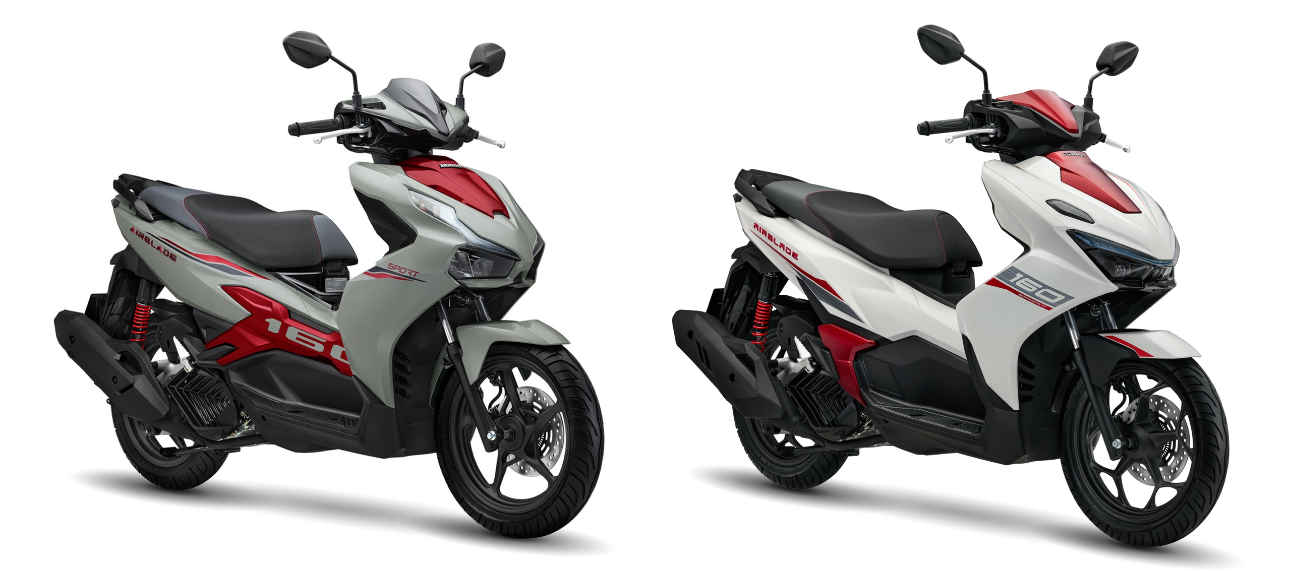 So sánh Honda Air Blade 160 bản Thể thao cũ và mới