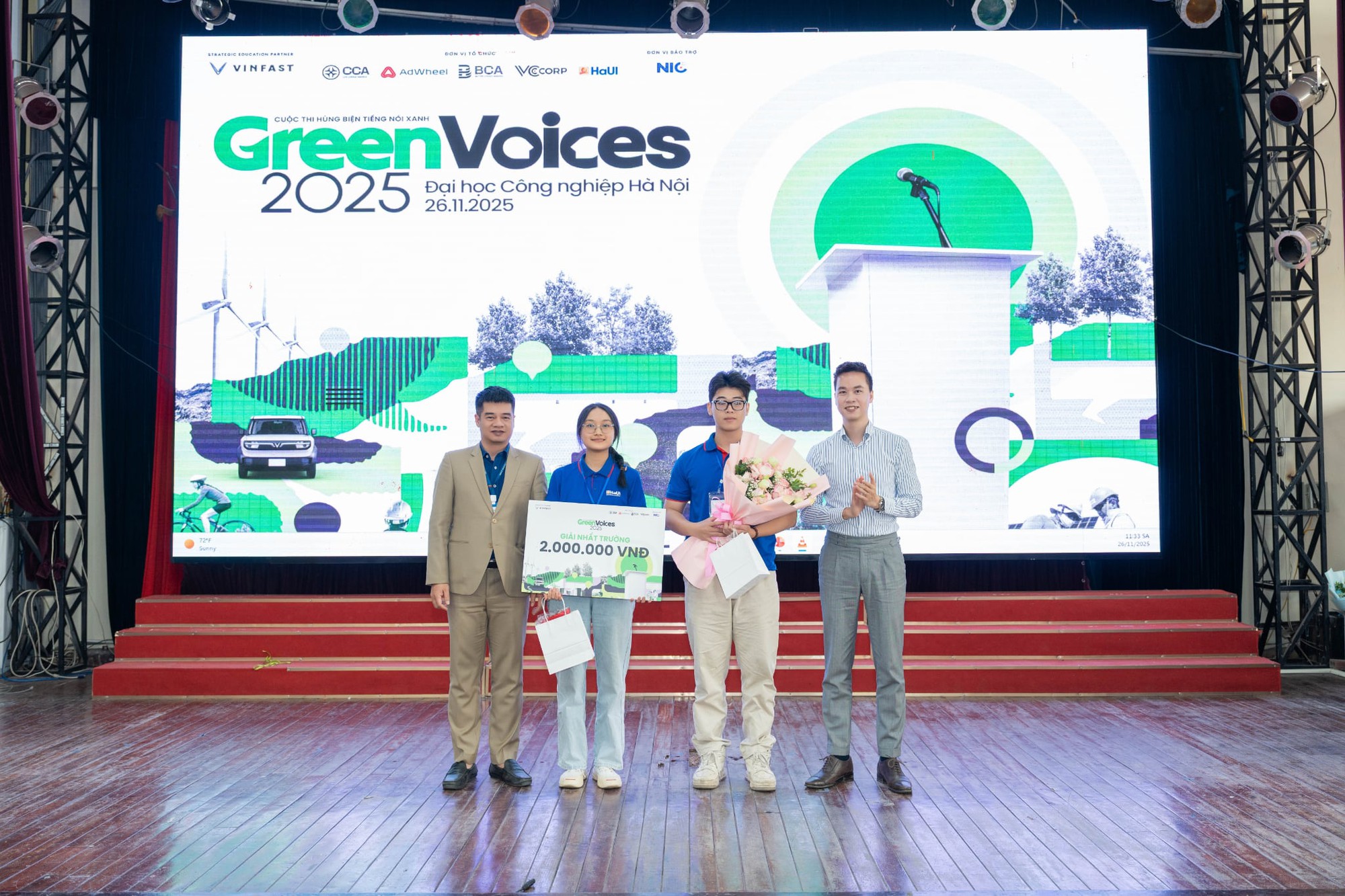 Lễ trao giải cuộc thi Green Voices 2025