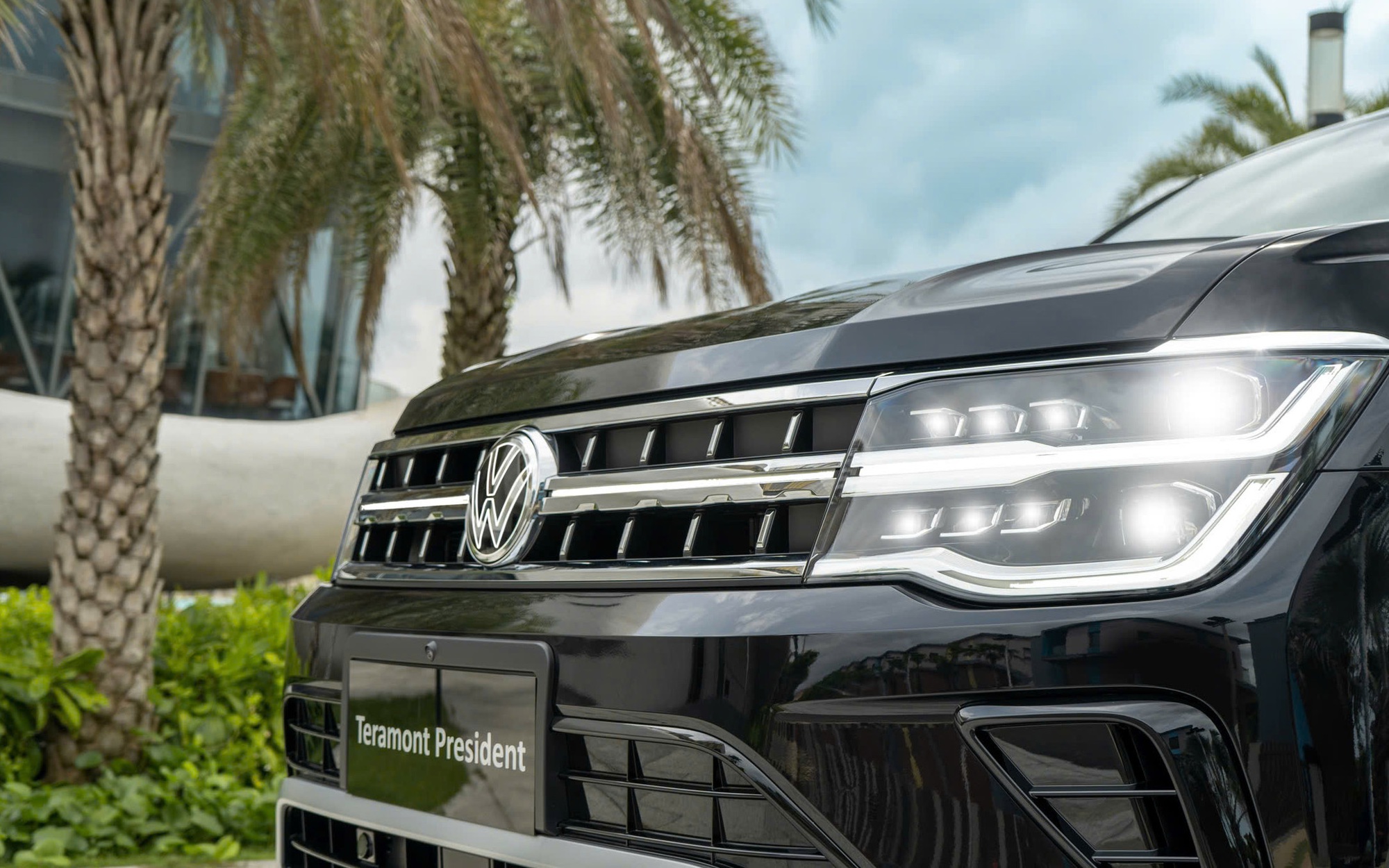 VW Teramont bản Chủ tịch phong cách mạnh mẽ Phong cách thiết kế vuông vức thể thao của Teramont President