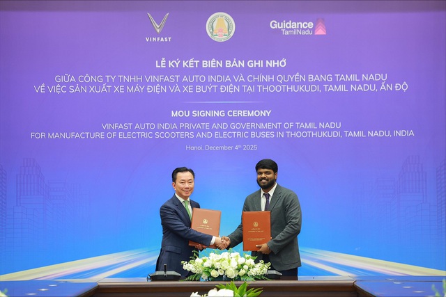 CEO Vingroup châu Á tại lễ ký kết Tamil Nadu