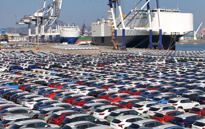 Hải cảng xuất khẩu ô tô Sơn Đông Trung Quốc